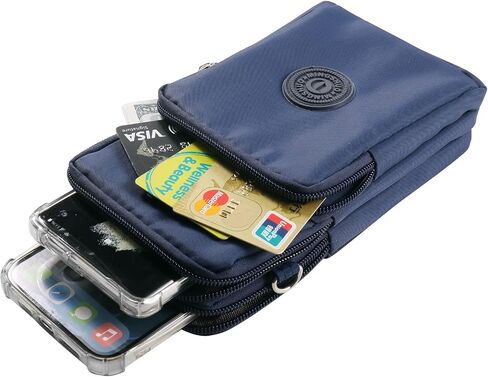 Cell Phone Purse Holder Armband Cross-Body Bag Wallet for Samsung Galaxy S23 Ultra S22 Ultra S21 S20 Plus A03s A12 A14 A23 A53 Moto G Power Stylus G Pure iPhone 14 Plus Google Pixel 7 6 Pro in Saudi Arabia