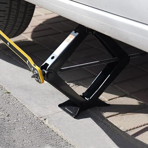TBXWLRF Car Jack - Max 3 Ton(6,613lbs),Car Scissor Jack Kit,Scissor Lift/Floor Jacks with Saving Effort Ratchet Handle，Universal Car Emergency Tool for Auto/SUV/Mpv in Saudi Arabia