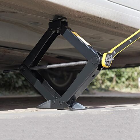 TBXWLRF Car Jack - Max 3 Ton(6,613lbs),Car Scissor Jack Kit,Scissor Lift/Floor Jacks with Saving Effort Ratchet Handle，Universal Car Emergency Tool for Auto/SUV/Mpv in Saudi Arabia