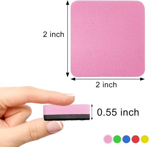 OWLKELA 30 Pack Whiteboard Eraser for Kids and Adults, Magnetic Whiteboard Eraser for Cleaning Dry Erase Markers on Magnetic Soft Whiteboard, Glass Whiteboard and Dry Erase Board in Saudi Arabia