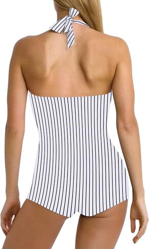 Sovoyontee Women's One Piece Tummy Control Swimwear Boyleg Ruched Swimsuit in Saudi Arabia