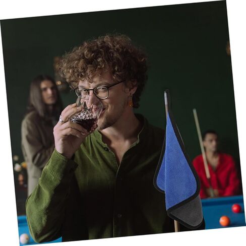 Toddmomy 5 قطع من منشفة قماش القطب، قطعة قماش تنظيف البلياردو، منظف عمود البلياردو، منظف عمود البلياردو، ملحقات البلياردو، لوازم البلياردو، الصوف المرجاني، قماش البلياردو الرئيسي in Kuwait