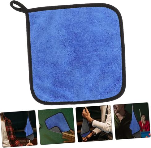 Toddmomy 5 قطع من منشفة قماش القطب، قطعة قماش تنظيف البلياردو، منظف عمود البلياردو، منظف عمود البلياردو، ملحقات البلياردو، لوازم البلياردو، الصوف المرجاني، قماش البلياردو الرئيسي in Kuwait