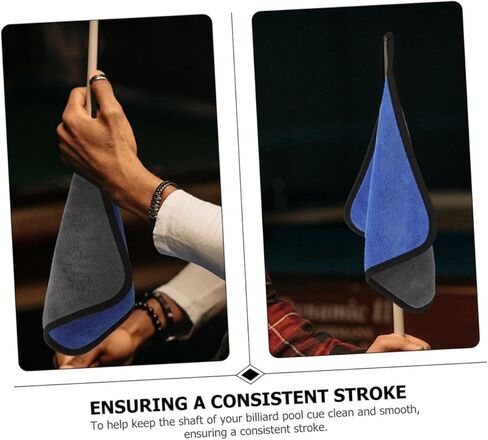 Toddmomy 5 قطع من منشفة قماش القطب، قطعة قماش تنظيف البلياردو، منظف عمود البلياردو، منظف عمود البلياردو، ملحقات البلياردو، لوازم البلياردو، الصوف المرجاني، قماش البلياردو الرئيسي in Kuwait