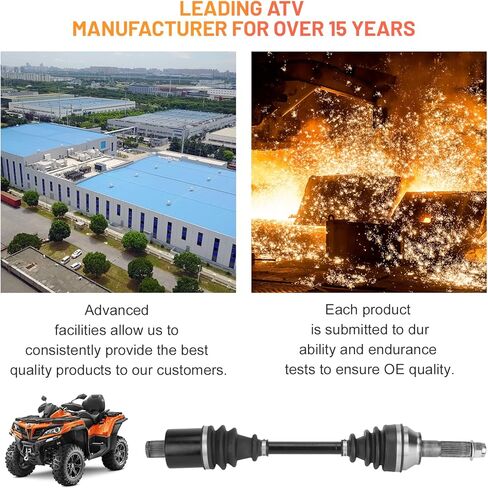 Rear CV Axle for Polaris Sportsman 570 X2 Touring Trail 2015-2022, Sportsman 450 HO 2016 2017 2018 2019 2020 2021 2022 1332936 ATV Powersports Axles in Kuwait