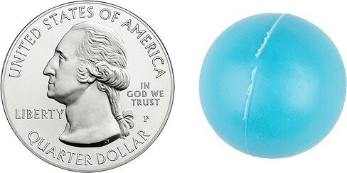 Fairly Odd Novelties 3/4" Mini Ping Pong/Table Tennis/Beer Pong Round Balls (100 Pack), 19mm, Blue in Kuwait