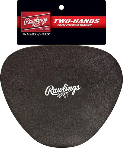 Rawlings | TWO-HANDS Foam Fielding Training Glove | Baseball/Softball | Black | Fits Either Hand in Saudi Arabia