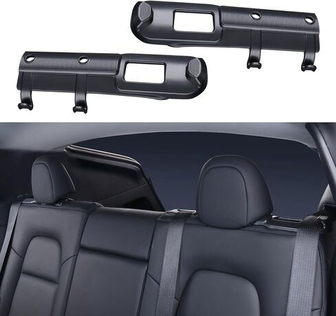 Tesla Model Y Backseat Seatbelt Guide Holder Dual Hanger Rear Seat Belt Organizer for Model Y Accessory 2024 2023 2022 2021(2 Pack) in Kuwait