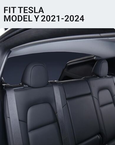 Tesla Model Y Backseat Seatbelt Guide Holder Dual Hanger Rear Seat Belt Organizer for Model Y Accessory 2024 2023 2022 2021(2 Pack) in Kuwait