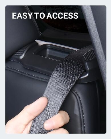 Tesla Model Y Backseat Seatbelt Guide Holder Dual Hanger Rear Seat Belt Organizer for Model Y Accessory 2024 2023 2022 2021(2 Pack) in Kuwait