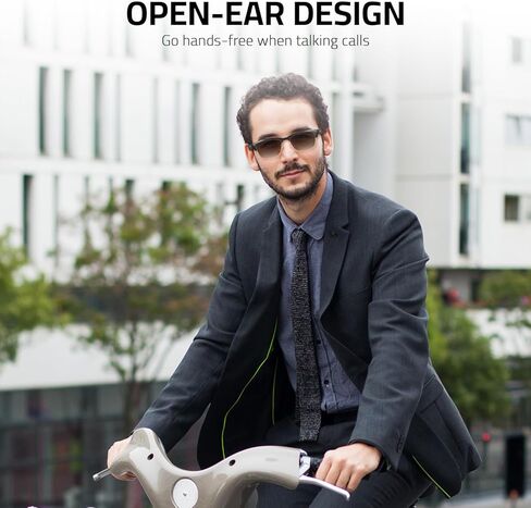 نظارات شمسية ذكية بلوتوث لاسلكية، تصميم مفتوح للأذن للرجال والنساء، عدسات مستقطبة، مساعد صوت مقاوم للماء IP5، 55 ملم، عدد 1.0 (ذهبي)... in Kuwait