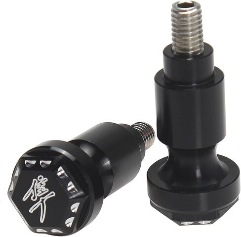 Swingarm Spools Sliders Grab Bar Bolts,Rear Seat Thumb Screw Bolt Compatible with Suzuki Hayabusa GSX1300R 1999-2020 2019 2018 2017 2016 (2 PCS Black) in Kuwait