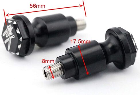 Swingarm Spools Sliders Grab Bar Bolts,Rear Seat Thumb Screw Bolt Compatible with Suzuki Hayabusa GSX1300R 1999-2020 2019 2018 2017 2016 (2 PCS Black) in Kuwait