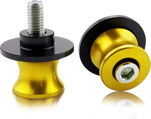 6 مللي متر M6 X 1.5 دراجة نارية سوينغ الذراع المتزلجون مكبات 2 قطعة CNC سوينغ حامل ذراع المسمار متوافق مع MT10 MT-10 2015 2016 2017 2018 2019 in Kuwait