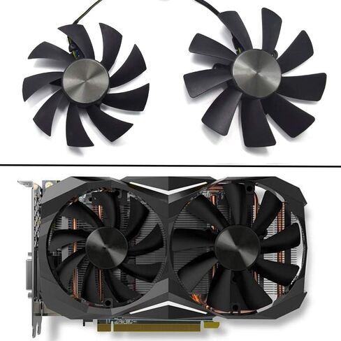 استبدال مروحة بطاقة الفيديو inRobert GAA8S2U GA91S2H لبطاقة الرسومات Zotac GTX 1070 Ti Mini، GTX 1080 Ti Mini (Fan-AB) in Kuwait