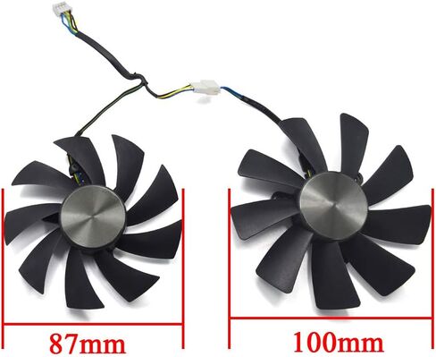 استبدال مروحة بطاقة الفيديو inRobert GAA8S2U GA91S2H لبطاقة الرسومات Zotac GTX 1070 Ti Mini، GTX 1080 Ti Mini (Fan-AB) in Kuwait