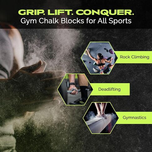 الطباشير كتلة الصالة الرياضية، الطباشير الرياضي كربونات المغنيسيوم لقبضة ممتازة، الطباشير قبضة تجريب الصالة الرياضية، ورفع الأثقال، والجمباز in Kuwait