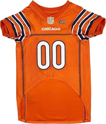 NFL Chicago Bears Color Rush Dog Jersey, Size: X-Small. Color Rush Jersey, Cool and Sporty Dog Shirt, Best Football Jersey Costume for Dogs & Cats. Licensed Jersey Shirt. in Saudi Arabia