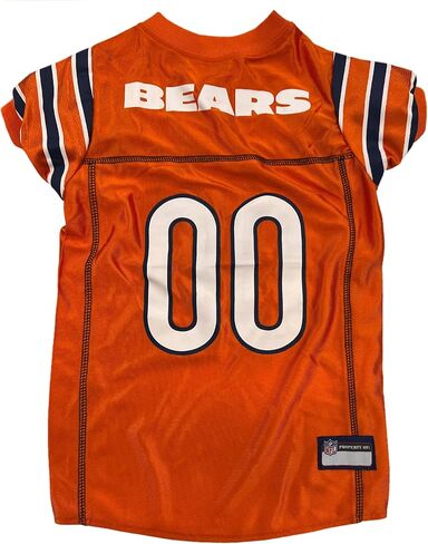 NFL Chicago Bears Color Rush Dog Jersey, Size: X-Small. Color Rush Jersey, Cool and Sporty Dog Shirt, Best Football Jersey Costume for Dogs & Cats. Licensed Jersey Shirt. in Saudi Arabia