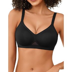 Avidlove Women's Seamless Bras Wireless Bra with Soft Support Full Coverage Tshirt Bra for Women with Padded Everyday Bra