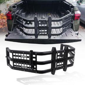 Upgraded Truck Bed Extender Fit for Hyundai Santa Cruz Tailgate Extender with Molle Panel and Flag Bracket, OE Size