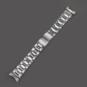 18mm 316L Stainless Steel Brushed Polished Oyster Curved End Watch Band Bracelet Strap Fit For SKX Watch