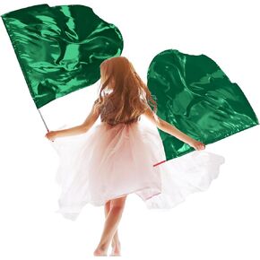 2 Pcs Set 32" Praise Dance Worship Flags with Scalable Rod for Kids Children Semicircle Praise Church Flags for Worship Dance Outdoor Practice Performance(Purple)