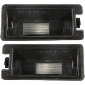 For Ford Fusion License Lamp Unit 2013 14 15 16 17 2018 Pair Driver and Passenger Side For FO2870102 | BB5Z 13550 A