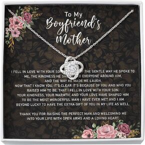 Mom Necklace, Mother in law Necklace, To My Boyfriend's Mom Gifts Necklace, Mother's day Necklace Boyfriends Mom
