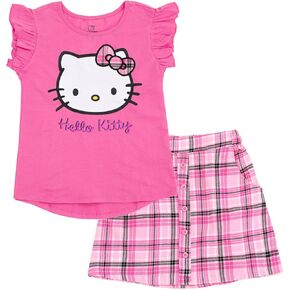 Hello Kitty Girls Tank Top and Skirt Little Kid to Big Kid Sizes (4-14-16)