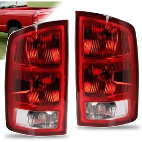 LED Tail Lights Compatible With 2013-2018 Dodge Ram 1500 2500 3500 Driver and Passenger Side Taillights Replace 68093081AB, 68093081AC, CH2800202