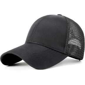 Mens Womens Quick Dry Water Resistant Baseball Cap - Sun Protection Breathable Mesh Sports Snapback Cap Trucker Hat M to XL