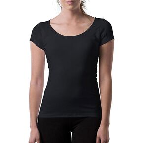 Women's Sweatproof Undershirt | Cotton Scoop Neck | Original Fit | with Sweat Pads