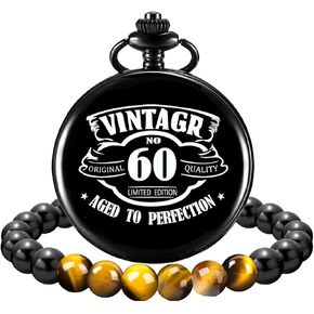 Birthday Surprise Gift with Exquisite Wooden Box for him，Bracelet for men with Wood Box,Cool gifts for 70 Year Old man,70th Birthday Gift Ideas