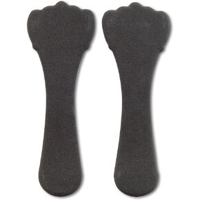 Ball of Foot and Heel Cushion Pads, Toe Free Padding, Next Generation Foam Shoe Insoles Inserts for Women, Pedi Feetz by Tacco Start Heelz, 1 Pair (Black) in Saudi Arabia