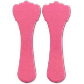 Ball of Foot and Heel Cushion Pads, Toe Free Padding, Next Generation Foam Shoe Insoles Inserts for Women, Pedi Feetz by Tacco Start Heelz, 1 Pair (Black)