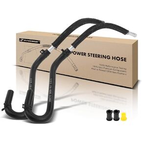 A-Premium Power Steering Hose Return Hose Line Assembly Compatible with Cadillac STS 2005-2011 Union To Cooler