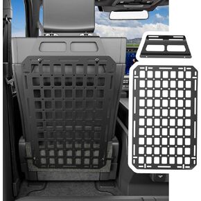 Seat Back Molle Panel Compatible with 2015-2024 Ford F-150 Seat Back Organizers Molle Tactical Truck Organizer Replacement for 2015-2024 Ford F150 Accessories(2PCS)