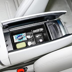 Center Console Organizer Compatible with 2022-2024 Mercedes Benz EQS450+ /EQS400 /EQS580 AMG and 2023-2024 Benz EQE350 /EQE350+ /EQE500 Armrest Storage Box Insert Tray Interior Accessories
