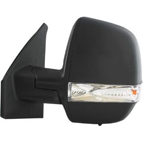 Passenger Right Side Door Mirror Power and Heated with Turn Signal Light Textured Back Cover for Ram Promaster City 2010 to 2023