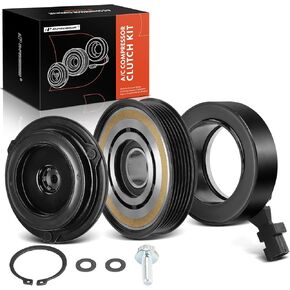 A-Premium Air Conditioner AC Compressor Clutch Kit Compatible with Ford Fiesta 2011 2012 2013 1.6L