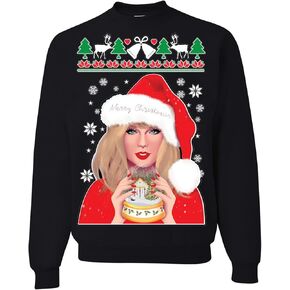 wild custom apparel Merry Christmas Ugly Christmas Ugly Christmas Sweater Crewneck Sweatshirt