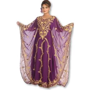 Women Kaftan Farasha Long Maxi Dress Long Sleeves Ethnic, Bridal, Evening, Party, Dress Free Size