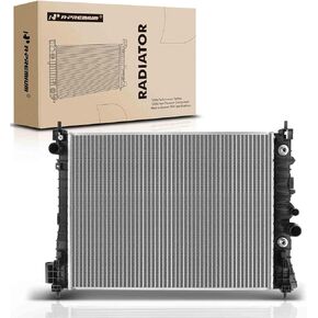 A-Premium Engine Coolant Radiator Assembly with Transmission Oil Cooler Compatible with Buick Encore 2013-2021 & Chevrolet Trax 2015-2020, L4 1.4L, Automatic Transmission