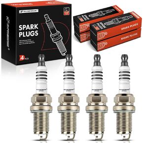 A-Premium Iridium & Platinum Spark Plugs Compatible with Kia Sorento, Sportage & Mercedes-Benz C240 C280 C320 E320 & Mitsubishi Eclipse & Chrysler Crossfire & Cadillac Catera & Saturn L300, Pack of 6
