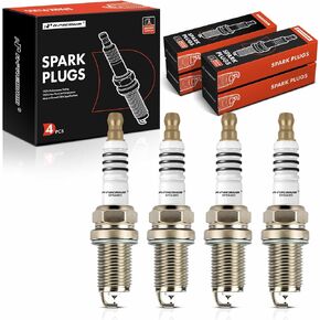 A-Premium Iridium & Platinum Spark Plugs Compatible with Volkswagen Jetta/Golf 2001, Passat 1998/2000, Beetle 2001/200 & Audi A4 1999, A4 Quattro 1999/2000, 1.8L 2.0L, Pack of 4