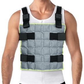 Cooling Vest for Men & Women - Ice Vest with Ice Packs 36 Cell - Adjustable Cooling Ice Vest for Motorcycle, Workers, Sports, Outdoor - Personal Cool Vest for Heat Relief, Grey