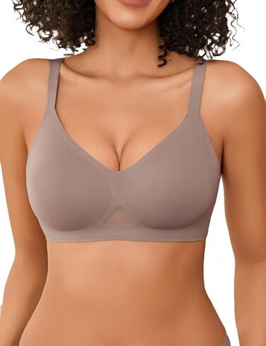 Avidlove Women's Seamless Bras Wireless Bra with Soft Support Full Coverage Tshirt Bra for Women with Padded Everyday Bra in Kuwait