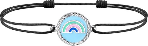 خلخال J.Endéar Luck String Rope للنساء، خلخال من الفضة الإسترلينية 925 مقاوم للماء، سوار الكاحل الصيفي للشاطئ للفتيات قابل للتعديل، خلخال أصلي in Kuwait