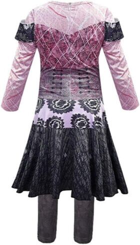 Audrey Mal Fancy Dress Descendants 3 Costumes for Girls Halloween Evil Queen Cosplay Long Sleeve Jumpsuit Costume in Saudi Arabia